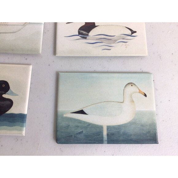 Joel Barber Duck Decoy Fridge Magnets Lot of 4 - Picture 6 of 7